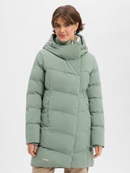 Ragwear płaszcz funkcjonalny - Pavla Kobiety zielony, M. Zielone płaszcze Ragwear, m, bez wzorów, eleganckie, bez kaptura. Za 549.95 zł.