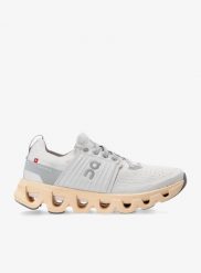 Buty do biegania damskie On Running Cloudswift 4. Czerwone buty do biegania On Running, bez wzorów, z materiału, bez zapięcia, do biegania. Za 592.89 zł.
