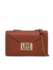 LOVE MOSCHINO Torebka JC4073PP1LLG120A Brązowy. Brązowe listonoszki Love Moschino, bez wzorów, ze skóry, bez dodatków. Za 869.99 zł.