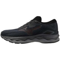 Buty do biegania Mizuno Wave Serene GTX wodoodporne czarne. Czarne buty do biegania Mizuno, bez wzorów, z materiału, bez zapięcia, do biegania, mizuno wave. W wyprzedaży za 439.40 zł.
