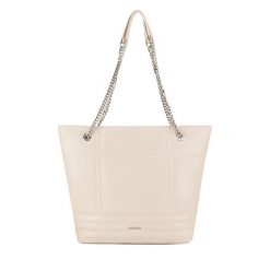 Torebka Badura. Brązowe shopper bag Badura, bez wzorów, bez dodatków. Za 279.99 zł.