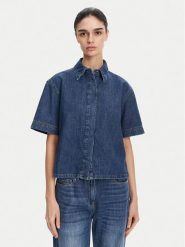 French Connection Koszula jeansowa 72NZD Niebieski Regular Fit. Niebieskie koszule French Connection, m, bez wzorów, z bawełny, bez kołnierzyka, bez ramiączek. Za 219.99 zł.