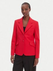 JOOP! Marynarka Jil2 30102036 Czerwony Regular Fit. Czerwone marynarki i żakiety Joop!, bez wzorów, z wiskozy, bez ramiączek. Za 1,599.00 zł.