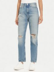 Calvin Klein Jeans Jeansy Authentic J20J225124 Niebieski Straight Fit. Niebieskie jeansy Calvin Klein Jeans, bez wzorów, z bawełny. Za 359.99 zł.