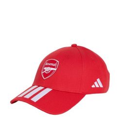CZAPKA Z DASZKIEM ARSENAL FC. Białe czapki z daszkiem adidas, bez wzorów, z bawełny, eleganckie. Za 99.95 zł.