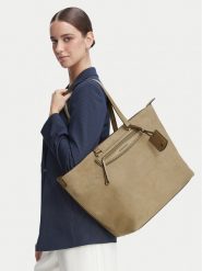 MICHAEL Michael Kors Torebka 30F6ATVT4S Khaki. Brązowe shopper bag MICHAEL Michael Kors, bez wzorów, ze skóry, bez dodatków. Za 1,429.00 zł.