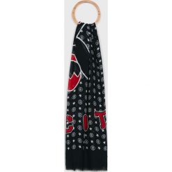 Tommy Hilfiger - Chusta. Niebieskie chusty Tommy Hilfiger, bez wzorów, z tkaniny. W wyprzedaży za 119.90 zł.