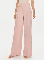 Liu Jo Spodnie materiałowe CA4200 T2200 Różowy Relaxed Fit. Czerwone spodnie materiałowe Liu Jo, bez wzorów, z materiału. Za 559.99 zł.