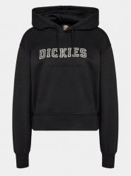 Dickies Bluza Melvern DK0A4YGP Czarny Regular Fit. Czarne bluzy Dickies, l, bez wzorów, z bawełny, bez kaptura. Za 179.99 zł.