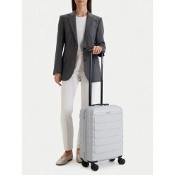 Walizka kabinowa GINO ROSSI. Szare walizki Gino Rossi. Za 259.99 zł.