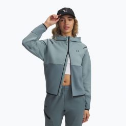 Bluza damska Under Armour Sport Terry Crew. Niebieskie bluzy bez kaptura Under Armour, bez wzorów, bez kaptura. Za 249.99 zł.