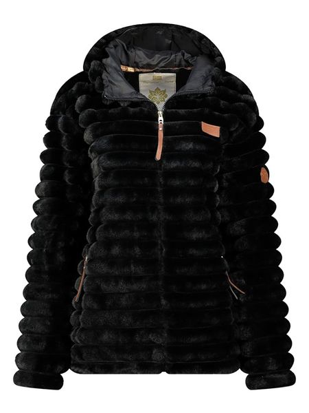 Geographical Norway Kurtka polarowa "Trebelle" w kolorze czarnym rozmiar: M. Czarne kurtki Geographical Norway, m, bez wzorów, z polaru, bez kaptura. Za 152.98 zł.