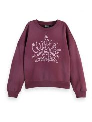 Scotch & Soda Bluza w kolorze bordowym rozmiar: S. Czerwone bluzy bez kaptura Scotch & Soda, s, bez wzorów, z bawełny, bez kaptura. Za 187.07 zł.