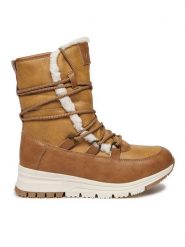 Kimberfeel Śniegowce Wanda Brązowy. Brązowe śniegowce Kimberfeel, bez wzorów, ze skóry, bez zapięcia. Za 549.99 zł.