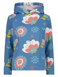 Cmp Bluza w kolorze niebieskim rozmiar: 40. Niebieskie bluzy CMP, bez wzorów, z materiału, bez ramiączek, z kapturem. Za 140.20 zł.