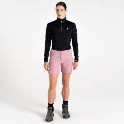Spodenki trekkingowe damskie Melodic. Czarne szorty Dare 2b, bez wzorów, z elastanu. W wyprzedaży za 229.99 zł.