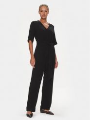 Selected Femme Kombinezon 16089065 Czarny Regular Fit. Czarne sukienki Selected Femme, bez wzorów, z wiskozy, bez kołnierzyka, bez ramiączek. Za 309.99 zł.