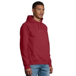 Bluza Z Kapturem Dla Dorosłych Unisex Stellar. Czerwone bluzy z kapturem SOL'S, m, bez wzorów, z bawełny, z kapturem, trekkingowe. Za 165.99 zł.
