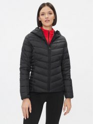 4F Kurtka puchowa 4FAW23TDJAF225 Czarny Slim Fit. Czarne kurtki 4f, s, bez wzorów, z puchu, bez kaptura. Za 219.99 zł.