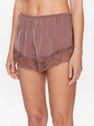 Hunkemöller Szorty piżamowe Spun 201717 Brązowy Feminine Fit. Brązowe piżamy Hunkemöller, l, bez wzorów, z syntetyku, bez kołnierzyka, bez ramiączek. Za 119.99 zł.