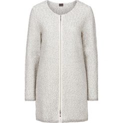 Długi sweter bonprix szaro-biały melanż. Szare swetry bonprix, melanż, z długim rękawem. Za 109.99 zł.