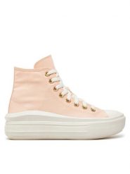 Converse Trampki Chuck Taylor All Star Move A09910C Różowy. Czerwone trampki Converse, bez wzorów, z materiału, retro, bez zapięcia. Za 239.99 zł.