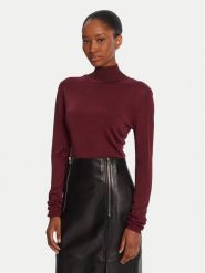 Lola Casademunt by Maite Golf MF2511013 Bordowy Regular Fit. Czerwone swetry Lola Casademunt by Maite, m, bez wzorów, z wiskozy, bez ramiączek. Za 419.99 zł.