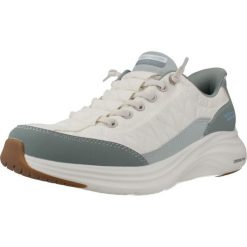 Buty SKECHERS CONTOUR FOAM Szary. Szare buty trekkingowe Skechers, bez wzorów, z tkaniny, bez zapięcia, trekkingowe. Za 406.99 zł.