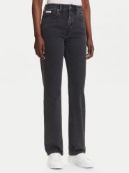 Calvin Klein Jeans Jeansy LV047B909G Czarny Straight Fit. Czarne jeansy Calvin Klein Jeans, bez wzorów, z bawełny. Za 429.99 zł.