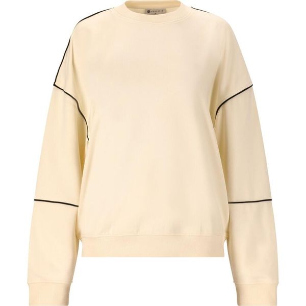 Bluza damska Athlecia Nandy. Brązowe bluzy Athlecia, bez wzorów, z bawełny, bez kaptura, na fitness i siłownię. Za 149.00 zł.