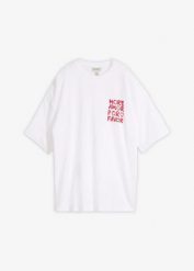 T-shirt oversize z czystej bawełny organicznej. Czerwone t-shirty bonprix, bez wzorów, z bawełny, bez kołnierzyka, bez ramiączek. Za 74.99 zł.