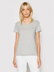 Tommy Hilfiger T-Shirt Heri Tage WW0WW24969 Szary Regular Fit. Szare t-shirty Tommy Hilfiger, xs, bez wzorów, z bawełny, bez kołnierzyka, bez ramiączek. Za 99.99 zł.