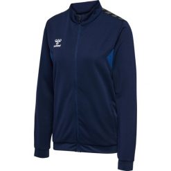 Damska bluza dresowa Hummel Authentic Pl. Niebieskie bluzy Hummel, bez wzorów, z dresówki, bez kaptura, na fitness i siłownię. Za 258.00 zł.