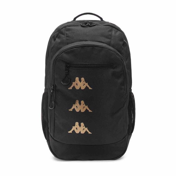 Plecak Kappa Gamberto. Czarne plecaki Kappa, bez wzorów, bez dodatków. Za 246.50 zł.