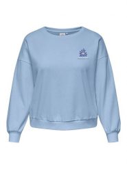 ONLY Carmakoma Bluza w kolorze granatowym rozmiar: L-50/52. Niebieskie bluzy Only Carmakoma, l, bez wzorów, bez ramiączek, bez kaptura. Za 126.75 zł.