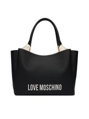 LOVE MOSCHINO Torebka JC4107PP1PKD000B Czarny. Czarne torebki klasyczne Love Moschino, bez wzorów, ze skóry, bez dodatków. Za 1,059.00 zł.