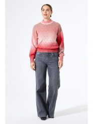 Garcia Sweter w kolorze koralowo-jasnoróżowym rozmiar: M. Czerwone swetry Garcia, m, bez wzorów, ze splotem, bez ramiączek. Za 144.24 zł.