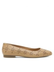 Lasocki Baleriny RST-KAJA-27 Brązowy. Brązowe baleriny Lasocki, bez wzorów, ze skóry, bez obcasa, bez zapięcia. Za 135.99 zł.