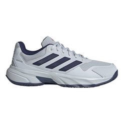 Buty sportowe adidas Courtjam Control 3 Clay niebieskie do padla. Niebieskie buty treningowe adidas, bez wzorów, bez zapięcia, tenisowe. Za 379.99 zł.