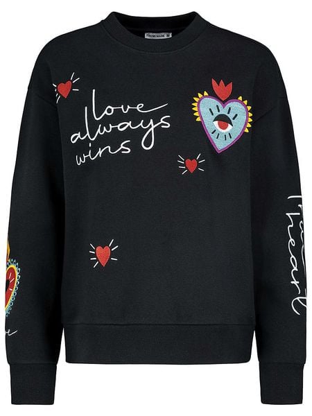 Sublevel Bluza w kolorze czarnym rozmiar: XS. Czarne bluzy Sublevel, xs, bez wzorów, bez kaptura. Za 105.14 zł.