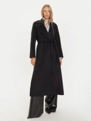 Marella Płaszcz wełniany Ardenza 2423016031 Czarny Regular Fit. Czarne płaszcze Marella, na zimę, bez wzorów, z wełny, bez kaptura. Za 2,899.00 zł.