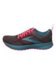 Brooks Buty "Revel 5" w kolorze czarno-różowo-niebieskim do biegania rozmiar: 35,5. Czarne buty do biegania Brooks, bez wzorów, bez zapięcia, do biegania. Za 219.60 zł.