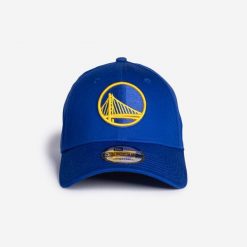 Czapka z daszkiem do koszykówki New Era NBA Golden State Warriors. Czapki z daszkiem New Era, z aplikacjami, z bawełny, eleganckie. Za 119.99 zł.