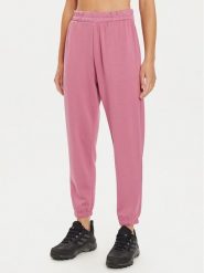 4F Spodnie dresowe 4FWAW24TTROF0840 Różowy Loose Fit. Czerwone spodnie dresowe 4f, bez wzorów, z dresówki. Za 69.99 zł.