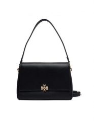 Tory Burch Torebka Charlie 180726 Czarny. Czarne listonoszki Tory Burch, bez wzorów, ze skóry, bez dodatków. Za 2,639.00 zł.