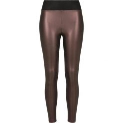 Damskie legginsy Urban Classic faux leather wait. Czerwone legginsy Urban Classics, bez wzorów, ze skóry. Za 175.50 zł.