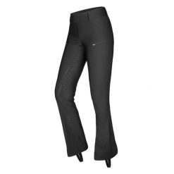 Damskie legginsy jeździeckie z pełną przyczepnością ELT Jodhpur Olivia Silikon. Czarne legginsy ELT, bez wzorów, z elastanu, długie. Za 353.00 zł.