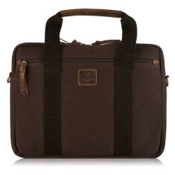 Torba na laptopa brązowa PAOLO PERUZZI T-31-BR. Brązowe torby na laptopa PAOLO PERUZZI, bez wzorów, z materiału, do ręki. Za 139.99 zł.