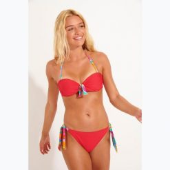 Strój kąpielowy dwuczęściowy damski Banana Moon Macaodasia Wate. Czerwone bikini Banana Moon, bez wzorów, sportowe. Za 149.99 zł.