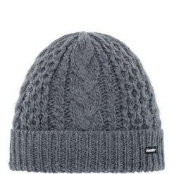Czapka zimowa damska Eisbar Afratos MU. Szare czapki z daszkiem Eisbär, bez wzorów, sportowe. Za 159.99 zł.